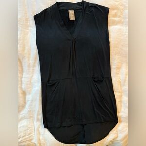 Dolan Charcoal V-Neck Top